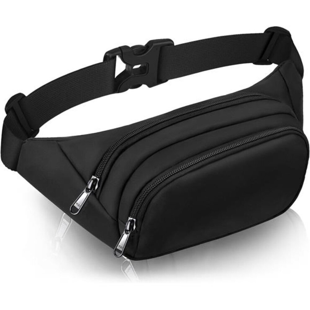 Waist bag with 3-Zipper Pockets